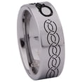 thumbnail image 3 of Handcuff Tungsten Carbide Ring, 3 of 9