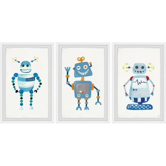 Marmont Hill Happy Robot Triptych