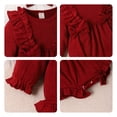 thumbnail image 6 of Elainilye Fashion Baby Clothes for Girls Long Sleeve Bodysuit Romper Newborn Bodysuits Headbands Set, Sizes 3-18 Months, 6 of 6