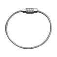 thumbnail image 3 of Sonducket Llave portátil anti-pérdida que conecta la cadena de alambre Tornillo Cuerda de equipaje Llavero Loop Circle Kit Gadget de bloqueo Type3 NO3, 3 of 6