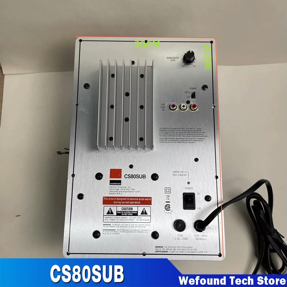 For high-power 250W bass power amplifier home subwoofer 110V gun board size: 20CM*30CM CS80SUB