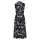 thumbnail image 3 of Vestido de Verano Casual sin Mangas Cuello en V con Cintura Cinching, Vestido de Verano de las Mujeres con Flujo Impreso, 3 of 6