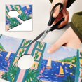 thumbnail image 6 of Yayeee Faucet Mat for Kitchen Sink 14.7" Diatomite Long Splash Guard Pad, Green Seaside, 6 of 7