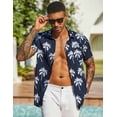 thumbnail image 2 of COOFANDY Men Summer Outfits with Pocket Hawaiian Shirt for Men Funny Tropical Shirt, 2 of 9