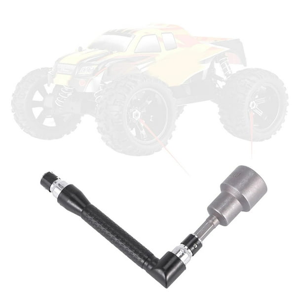 Llave de tuerca hexagonal de rueda 17 material acero duradero, herramienta funciones de para llantas de camión RC Hugo llave hexagonal de rueda