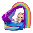 thumbnail image 3 of Rainbow High Littles Pool Day Playset + Small Doll (Pink 5.5”), 3 of 7