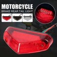 thumbnail image 2 of Universal Motorcycle Tail Light Rear Brake Warning Led Lights 12V Turn Signals Brake Stop Lights For Honda ATV Dirt 1pc, 2 of 4