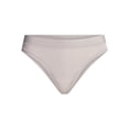 thumbnail image 6 of Joyspun Women's Ribbed Modal Thong Panties, 3-Pack, Sizes XS to 3XL, 6 of 8