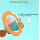 thumbnail image 3 of Juguete de baño YONGSHENG Cuerda para tirar UFO Piggy verde, 3 of 3