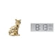 thumbnail image 1 of Figura de escritorio,Estatua de gato en estante,escritorio,oficina,decoración del hogar,Reloj de pared digital,Reloj de pared digital multifuncional para oficina,Reloj de escritorio con, 1 of 8