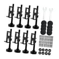 thumbnail image 4 of Lipstore Pieds de Nivellement Réglables Niveleurs de Meubles pour Unités d'Étagères de Table de Cabinet 8 Pcs, 4 of 8