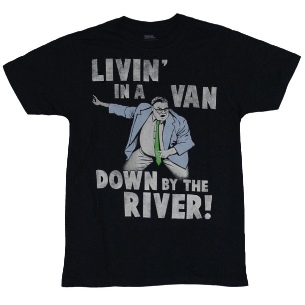 Saturday Night Live Mens T Shirt Chris Farley As Matt Foley In A Van Down River Walmart Com Saturday Night Live Mens T Shirt Chris Farley As Matt Foley In A Van Down River Walmart Com