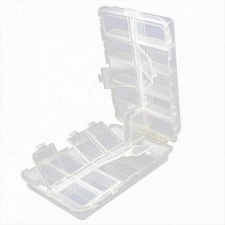 Monfince 20 Small Double-Sided Tackle Box Premium Tackle Storage