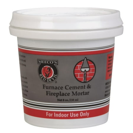 - Meeco's Red Devil Furnace Cement & Fireplace Mortar