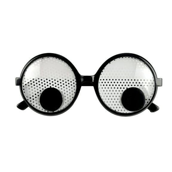 BESTSKY Funny Party Googly Glasses - 360° Movable Eyes Photo Booth Essential for Adults Kids’ Gatherings kids fake glasses
