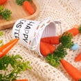 thumbnail image 3 of Tabletop Metal Easter Carrot Pot Decor 5.12in Happy Easter Spring Desk Shelf Decorations Farmhouse Home, 3 of 4