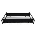 thumbnail image 6 of Wall Mounted Wine Glass Storage Rack Bar Wine Display Shelves Bottle Holder Steel Black, 6 of 7