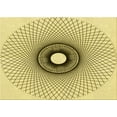 thumbnail image 1 of Ahgly Company Machine Washable Indoor Rectangle Transitional Sun Yellow Area Rugs, 3' x 5', 1 of 7