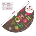 thumbnail image 3 of Sikiie Ho Ho Ho Merry Christmas 30-48 inches {designName} Print Christmas Tree Skirt Snowman Xmas Tree Skirt with Edge Christmas Decorations for Holiday Party-48", 3 of 7