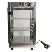 Heatmax Commercial Countertop Food Warmer Display Case With Water Tray 14x14x24 by Rodriguez Bakery Equipment