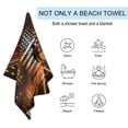 thumbnail image 2 of Flag Of The United States Beach Towel, Microfiber Beach TowelsAbsorbent, Compact, Beach Blanket, Lightweight Towel for The Swimming, 2 of 7