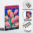 thumbnail image 2 of LBKHOUSE Tulips Flowers Coloring Book for Adult, Spiral Bound, Soft Cover, 2 of 6