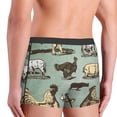 thumbnail image 5 of Disketp Vintage Farm Animals Men'S Boxer Briefs,Soft And Breathable Cotton Underwear With Comfortflex Waistband, 5 of 9