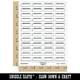 thumbnail image 2 of Deposited Blank Box for Date Signature Bank Check Sticker Set - White - Matte Finish - 1.25" Mini, 2 of 7