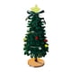 thumbnail image 2 of Kit de árbol de Navidad tejido a mano para regalar a un amigo, para escritorio, tienda, escaparate o dormitorio. Verde oscuro, 2 of 9