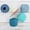 SUMMER BLUES, variant on 100% Pure Cotton Crochet Thread Set by Threadart - Size 10 - Jewel Colors - Four 50g Balls