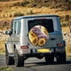 thumbnail image 5 of Balery Daisy Sunflower Lazy Cat Cubiertas para Neumáticos - Protector Resistente para Neumáticos de Camioneta, SUV, Remolque, Camper y RV-14 inch, 5 of 6