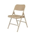 thumbnail image 5 of NPS 200 Series 29.5" Metal Double Hinge Folding Chair in Beige (Set of 4), 5 of 5