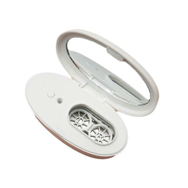 Ultrasonic Contact Lenses Case Cleaner Tear Cleaning Container White