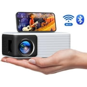 Mini Projector, Yoton Portable Phone Projector 1080P Supported, 6000 Lumens Brightness Home Projector Y3 Compatible with Fire Stick, HDMI, USB, PS5, Xbox, Ios, Android, Laptop