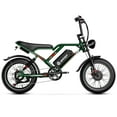 thumbnail image 3 of AMYET S8 3000W Peak Dual Motor AWD Electric Bike for Adult, 20" Fat Tire Ebike 48V 25AH 34MPH E-Mountain Bicycle UL2849, 3 of 14