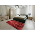 thumbnail image 5 of Ahgly Company Machine Washable Indoor Rectangle Transitional Red Area Rugs, 8' x 12', 5 of 7