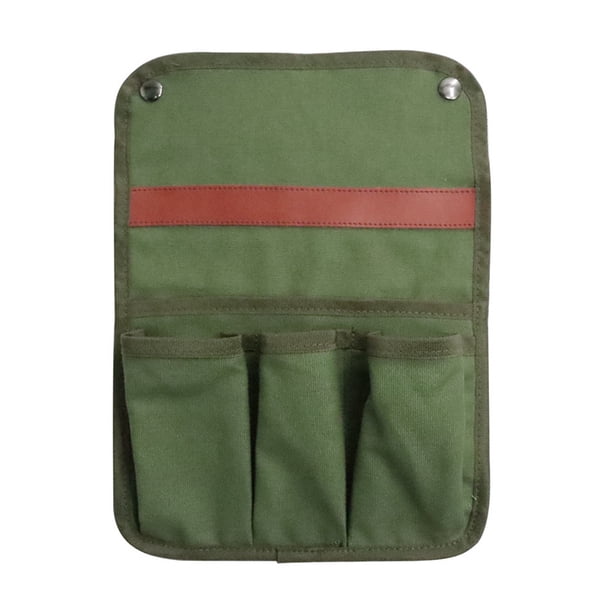 WDOplteas Lateral para Silla Camping Con Múltiples Bolsillos para Picnic Al Aire Libre (verde Militar)
