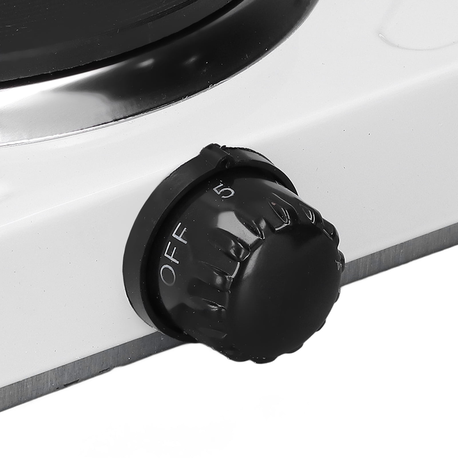 YAHHU Electric Double Hot Plate, 2000W Countertop Cooker Double Burner Stove with Temperature Control (18.1 x 9.8 in / 46.0 x 25.0 cm), White