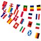 thumbnail image 1 of Guirnalda de bandera europea de 32,8 pies/10 m 2024, 24 banderas europeas Banner de poliéster de doble cara para decoración de fiesta de fútbol europeo 2024, 1 of 7