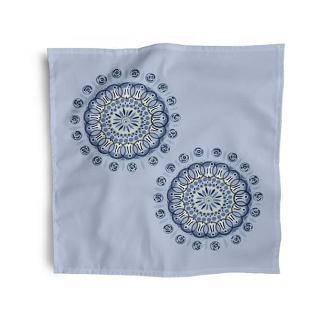 

Simply Daisy 18 x 18 Blue Dual Geometric Burst Napkins Set of 4
