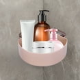 thumbnail image 1 of Organizador de ducha esquinero impermeable con 3 niveles para champú y artículos de aseo, resistente al óxido, para baños pequeños, sin necesidad de taladrar. Aestivo | Marrón | AESTIVO, 1 of 7
