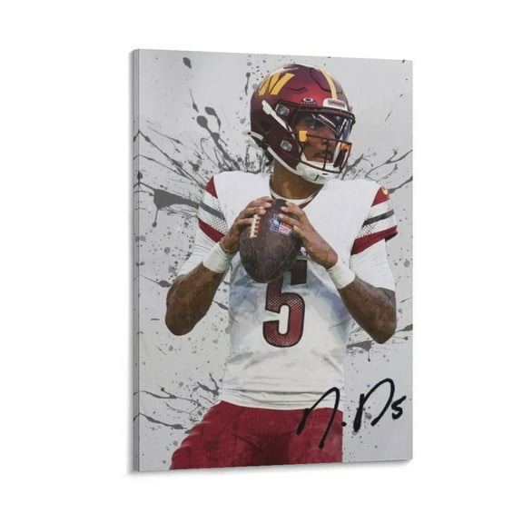 Jayden Daniels Canvas Poster Poster Cool Artworks Painting Wall Art Canvas Prints Hanging Picture Home Decor Posters Gift 16x24inch(40x60cm)