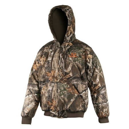 Realtree Edge Men's and Big Men's Insulated Bomber Jacket, Up to Size 3XL
