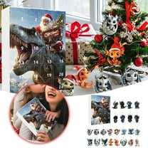 Countdown Sets The Christmas 2024 Holiday Advent Calendar Cute Dinosaur Christmas Memorial for Festive Celebrations and Giving