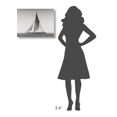 thumbnail image 3 of Global Gallery Anonymous,'Classic racing sailboat' Stretched Canvas Artwork, 3 of 3