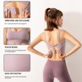 thumbnail image 4 of Sujetador deportivo para mujer Push-up A prueba de golpes Secado rápido Acolchado Crop-Top Tank-Top Abanopi Sujetador deportivo para mujer, 4 of 7
