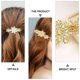 thumbnail image 3 of 3 Unids Flor delicada Clips para el cabello Mujeres Pelo Barrettes Moda Decoraciones para el cabello, 3 of 5