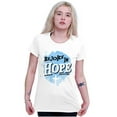 thumbnail image 4 of Rejoice in Hope Christian Faith Womens Slim Fit Graphic Tee Brisco Brands S, 4 of 5