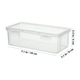 thumbnail image 3 of Monyance bread loaf storage container Clear Plastic Bread Box 2Pcs for Fresh-keeping(7.48X3.74X2.36Inches), 3 of 10