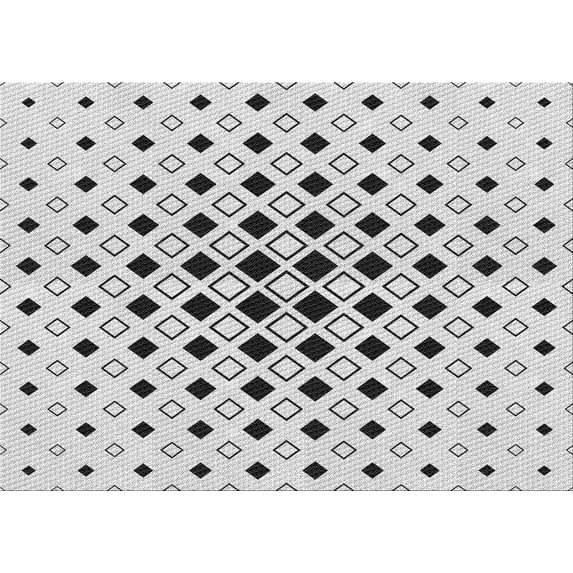 Ahgly Company Machine Washable Indoor Rectangle Transitional Gray Area Rugs, 7' x 10'